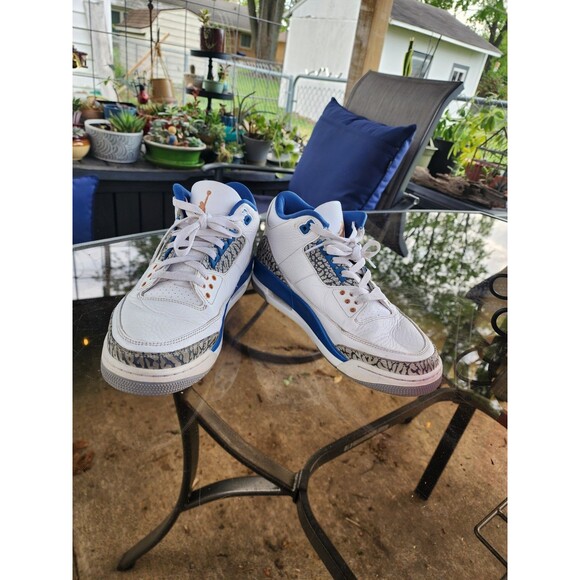 Nike Air Jordan 3 Retro Wizards Blue White Cement Copper Men Size 9 CT8532-148 main image 5